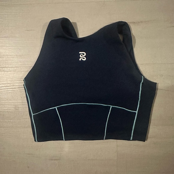 Pop Stitch Volta Crop- NY Navy